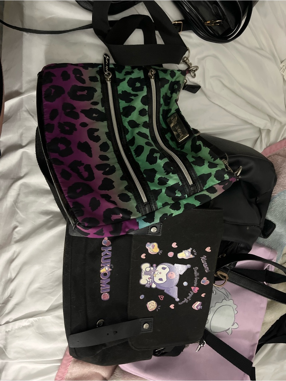 Betsy Johnson crossbody bag and Kuromi Messenger bag bundle